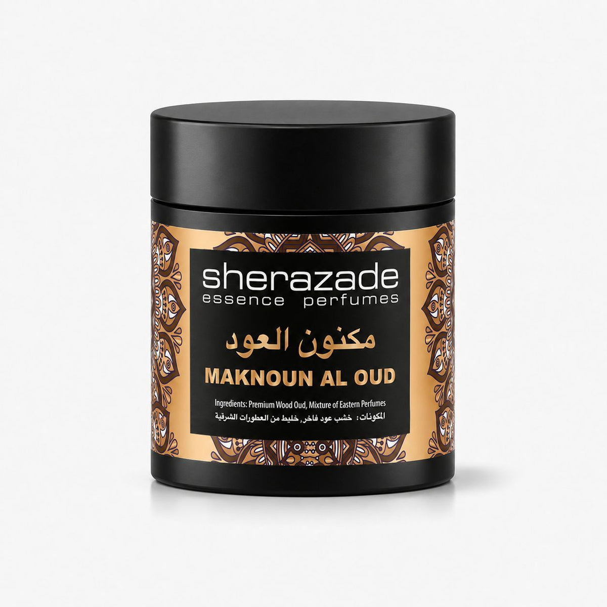 Maknoun Al Oud Räucherwerk aus edlem Oud-Holz in der Sherazade-Dose