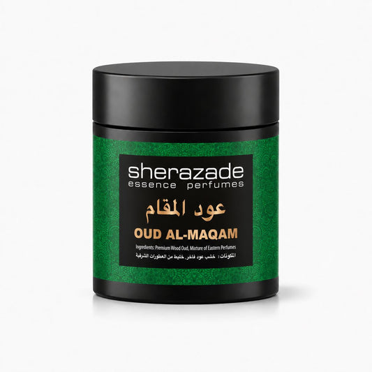 Oud Al-Maqam Räucherwerk aus edlem Oud-Holz in der Sherazade-Dose