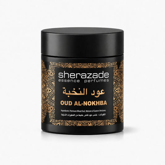Oud Al-Nokhba Räucherwerk aus edlem Oud-Holz in der Sherazade-Dose