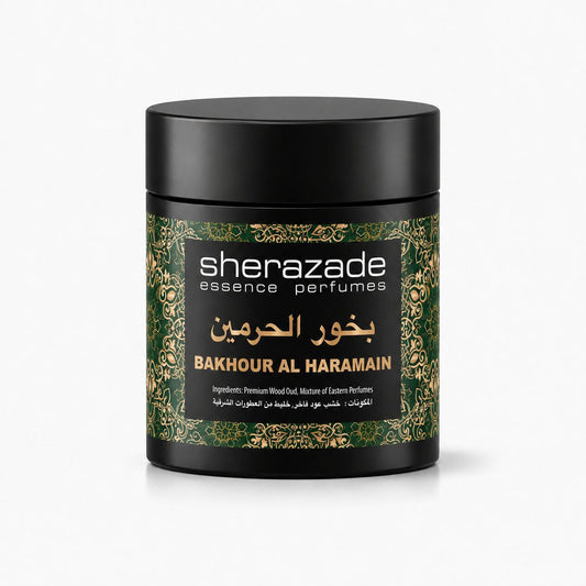 Bakhour Al Haramain Räucherwerk aus edlem Oud-Holz in der Sherazade-Dose