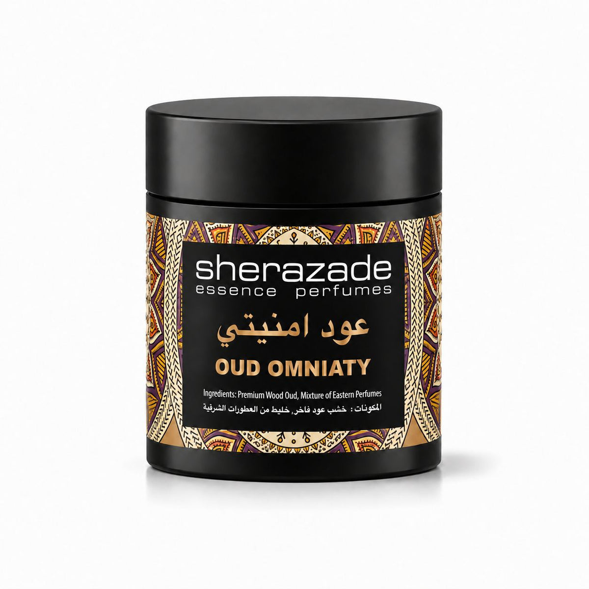 Oud Omniaty Räucherwerk aus edlem Oud-Holz in der Sherazade-Dose