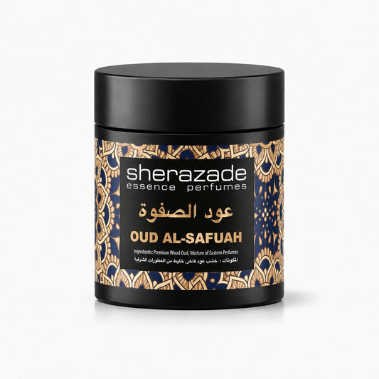 Oud Al-Safuah Räucherwerk aus edlem Oud-Holz in der Sherazade-Dose